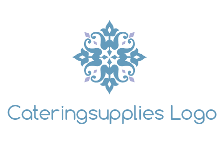 floral ornament logo
