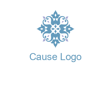floral ornament logo