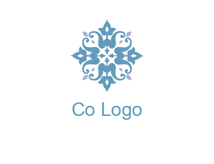 floral ornament logo