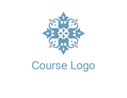 floral ornament logo