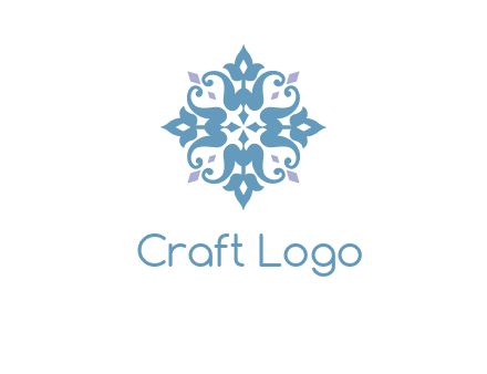 floral ornament logo