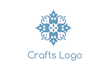 floral ornament logo