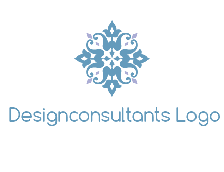 floral ornament logo