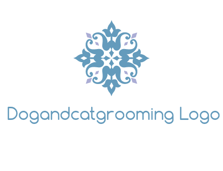 floral ornament logo