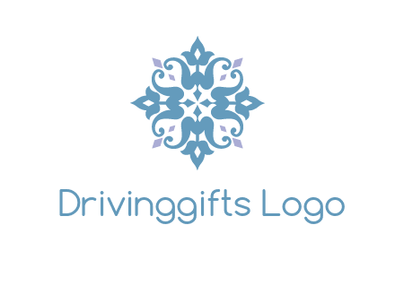 floral ornament logo