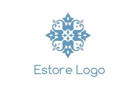 floral ornament logo