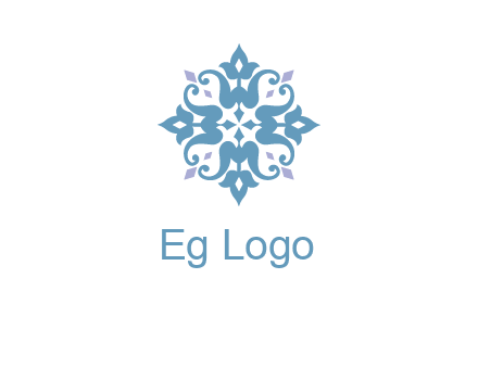 floral ornament logo