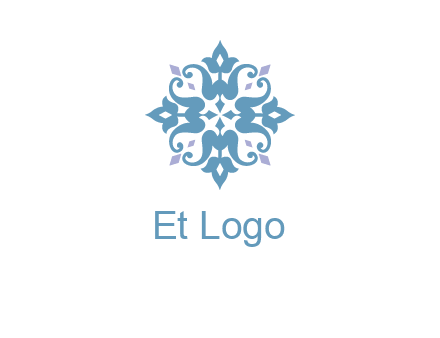 floral ornament logo