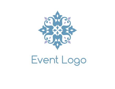 floral ornament logo