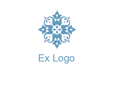 floral ornament logo