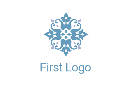 floral ornament logo