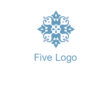 floral ornament logo