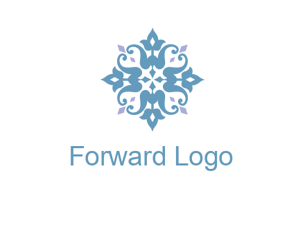 floral ornament logo