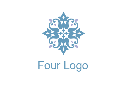 floral ornament logo
