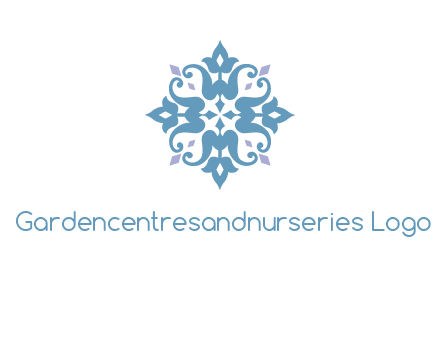 floral ornament logo