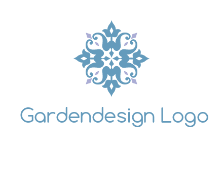 floral ornament logo