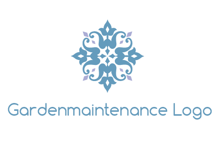floral ornament logo