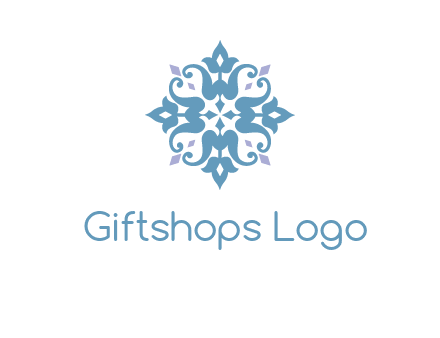 floral ornament logo