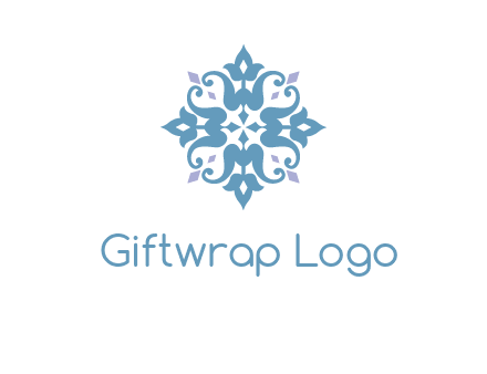 floral ornament logo