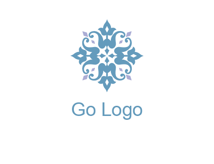 floral ornament logo