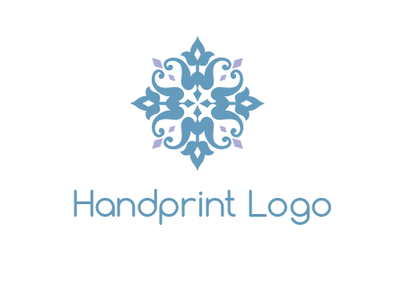 floral ornament logo