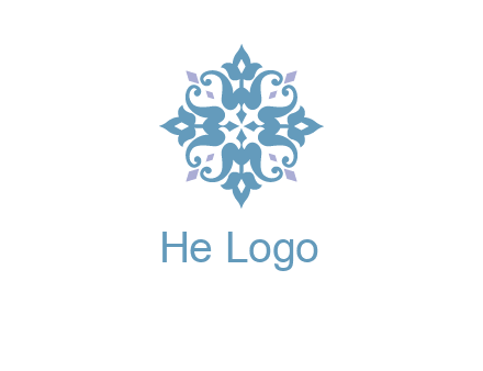 floral ornament logo