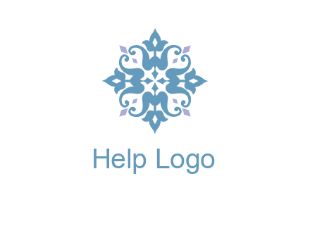 floral ornament logo
