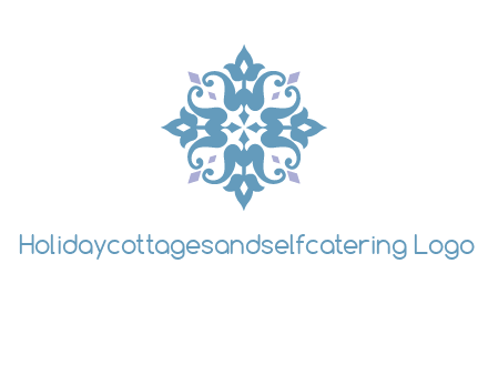 floral ornament logo