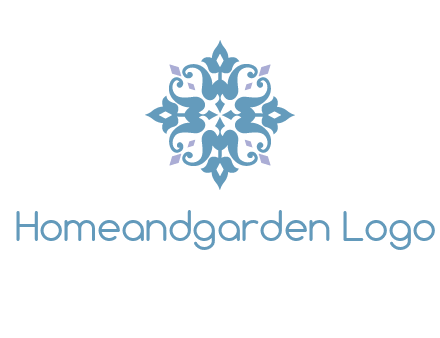 floral ornament logo