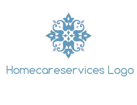 floral ornament logo