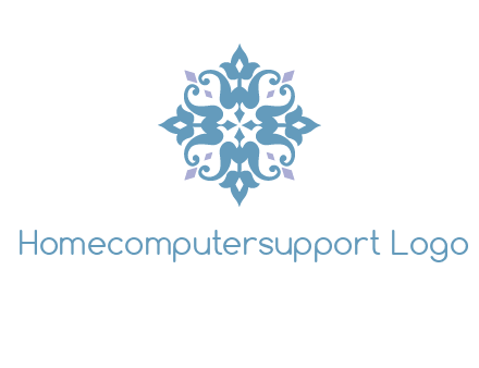 floral ornament logo