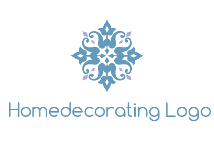floral ornament logo