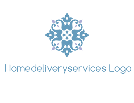 floral ornament logo