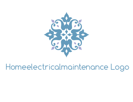 floral ornament logo