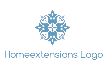 floral ornament logo