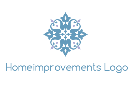 floral ornament logo