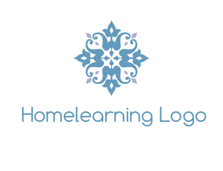 floral ornament logo