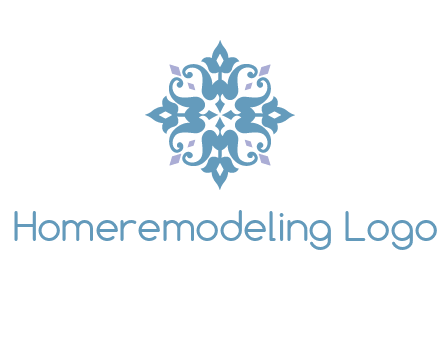 floral ornament logo