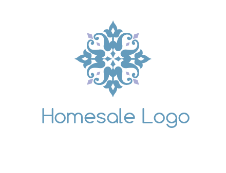 floral ornament logo