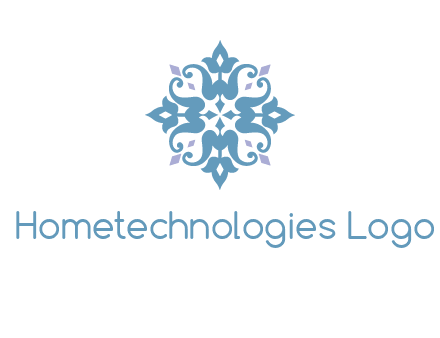 floral ornament logo