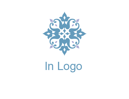 floral ornament logo