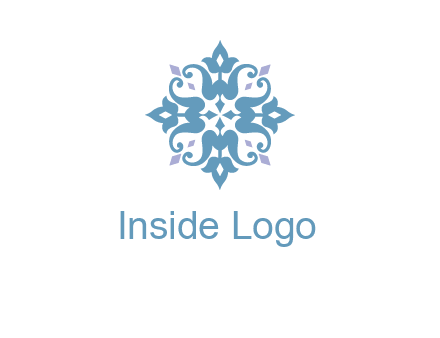 floral ornament logo