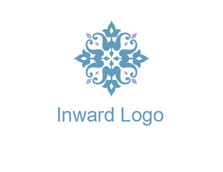 floral ornament logo