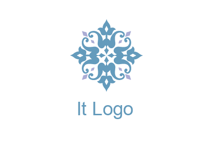 floral ornament logo