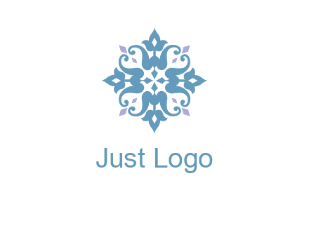 floral ornament logo