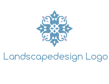 floral ornament logo
