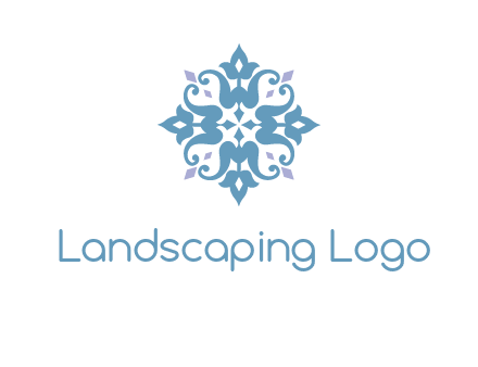 floral ornament logo