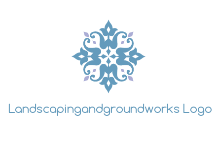 floral ornament logo