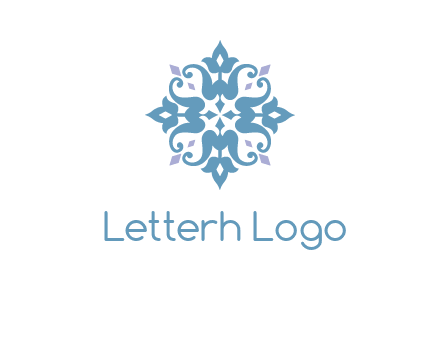 floral ornament logo