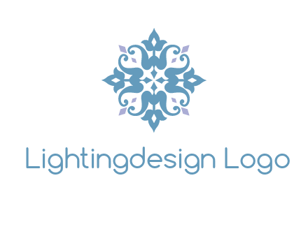 floral ornament logo